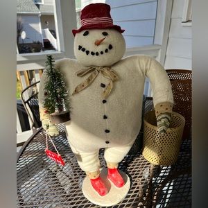 Collectible Cody Foster Fabric Snowman!